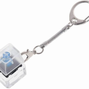 Mechanical Key Switch Fidget Keychain – Quiet Focus Button for Stress Relief & ADHD Support